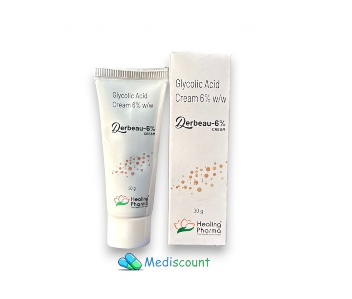 Derbeau 6% Glycolic Acid Cream 30gm