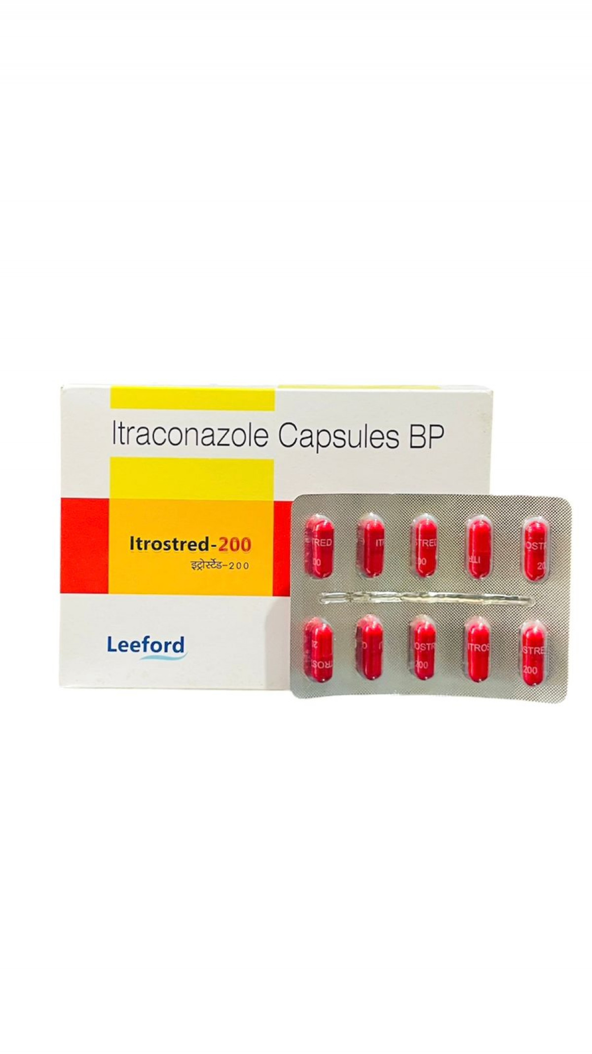 ITROSTRED-200 CAPSULES 10's